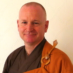 Rev. Aiden Hall, Turning Wheel Buddhist Temple, Leicester